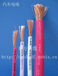 QVR 105汽車電纜 電線電纜在汽車工業中的核心應用